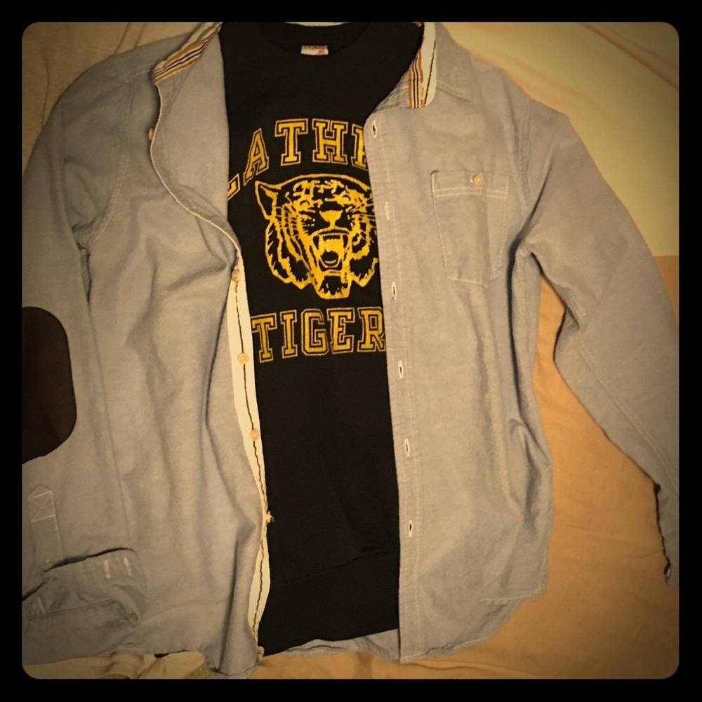 Vintage Combo - athletic sweater/stylish collared